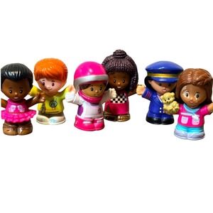 Fisher Price Little People You Can Be Anything Girl Figures,Mix Lot of 6